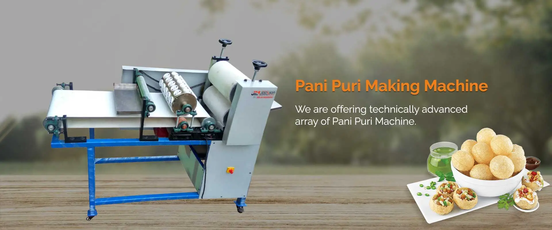 Pani Puri Making Machine in Ahmedabad